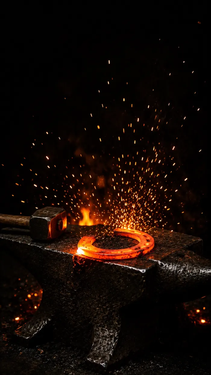 Forge anvil sparks wallpaper preview