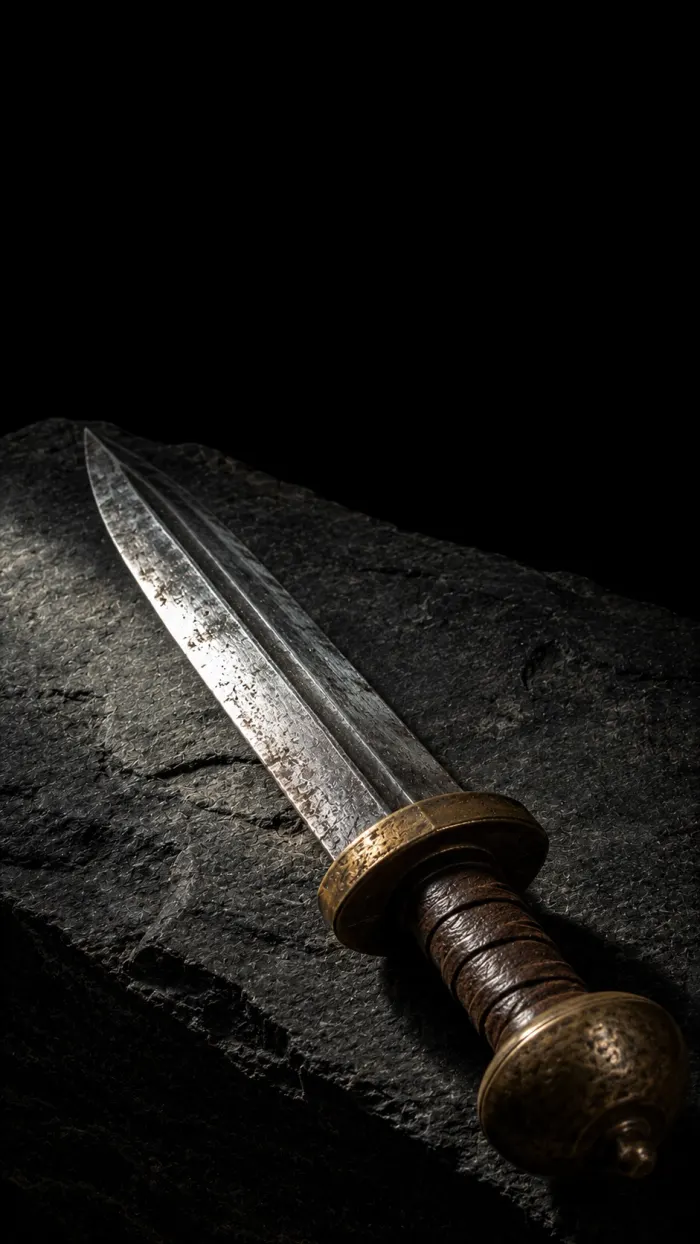 Gladius on stone wallpaper preview
